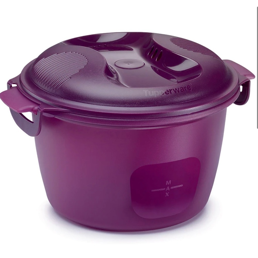 NEW Tupperware Microwave Steamer/Rice Cooker 3 Piece Set
